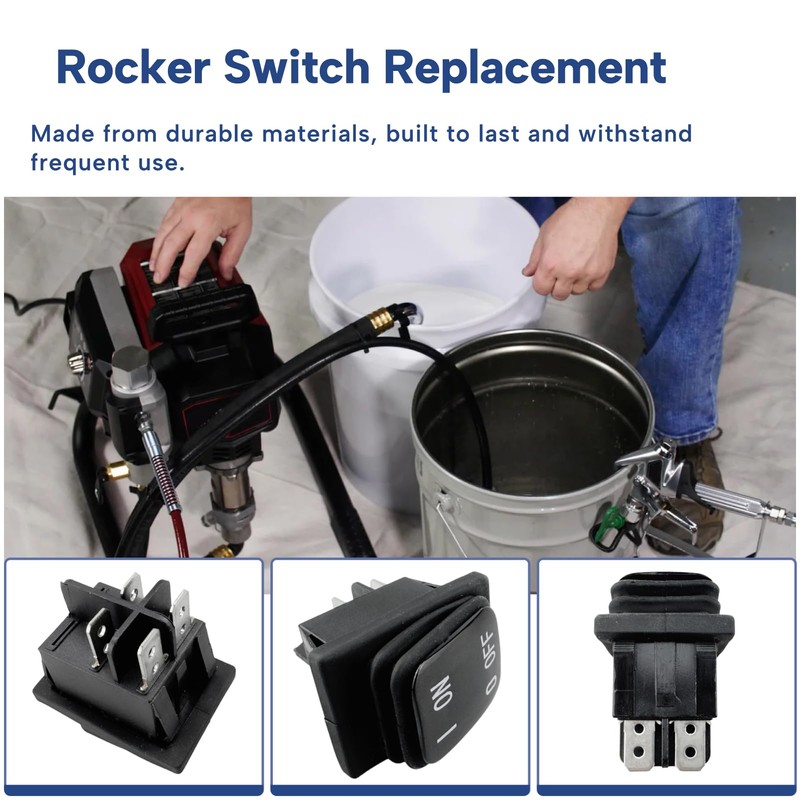 2Pcs 704-380 Rocker Switch Replacement Fit for Titan 440 Electric
