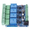 Reliable 4-Channel Relay Module Board with AKLOSIPY 8S103F3 Controller and