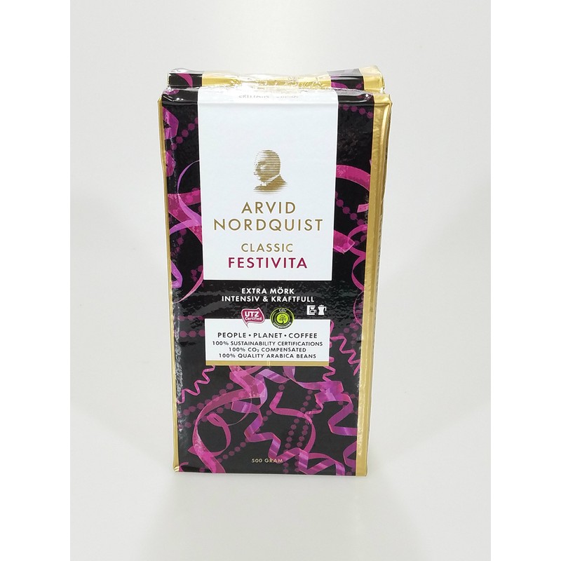 Arvid Norquist Classic Ground Coffee 2 - 17.6oz Bags(500grams) (Festivita)