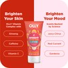 OLLY Bright Body Scrub with Ginseng, Caffeine & Vitamin C–