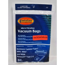 Kenmore Canister 5055, 50557, 50558 Vacuum Cleaner Bags