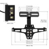 Windance Motorcycle License Plate Bracket,Universal Adjustable Fender Eliminator Kit, CNC