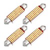 X AUTOHAUX LED Festoon Light White 41mm 211 212 33SMD