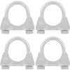 Set of 4 Stainless Steel Brackets M8 x 36 mm
