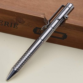 Titanium Fountain Pen Portable Sensitive Signature Pen Ballpoint Pen for Business Office 0.5 mm