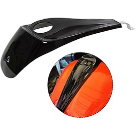 KUAFU Dash Fuel Console & Gas Tank Cap Cover Compatible with 2008-2024 Harley Touring Road Glide Electra Glide Tri Glide Ultra Limited Smooth Gloss Black