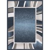 Home Dynamix Lyndhurst Rotana Modern Area Rug, Contemporary Blue/Gray/Ivory 3'7"x5'2"