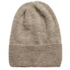 Caspar MU214 Elegant Women's Winter Beanie Hat Lined, taupe, Unit