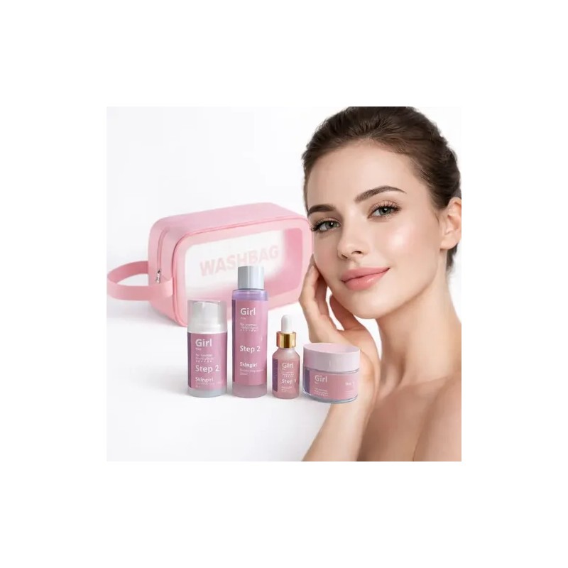 Skincare De Arroz Aclarante, Ilumina, Y Tersa La Piel Kit