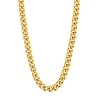 U7 Gold Curb Chain Necklace 26inch Men's 9mm Heavy Curb
