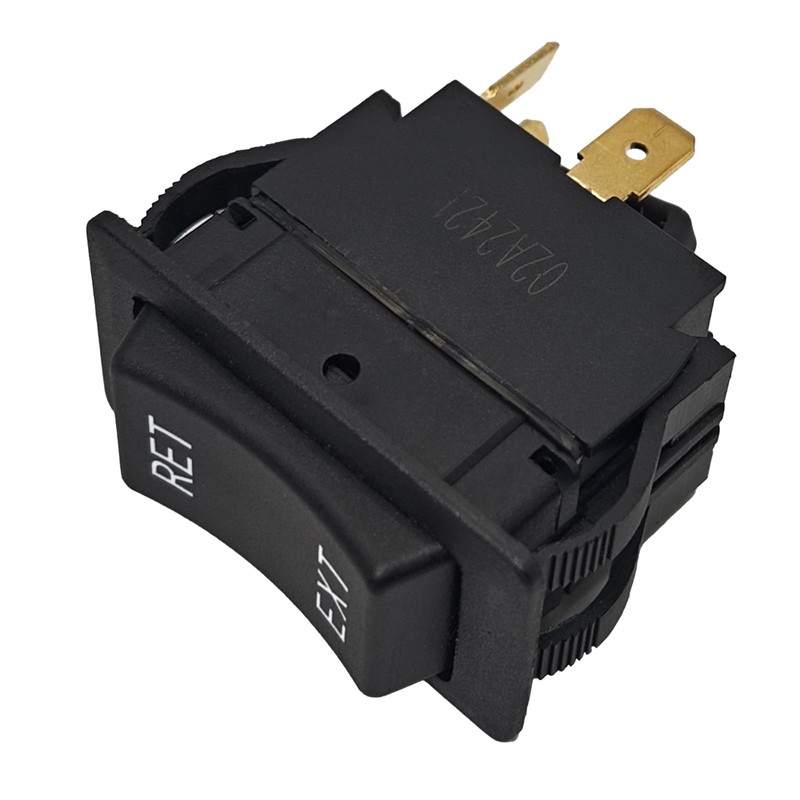 HY60D Rocker Switch - RET-EXT 20A 125VAC 4Pin Pushbutton Switch,