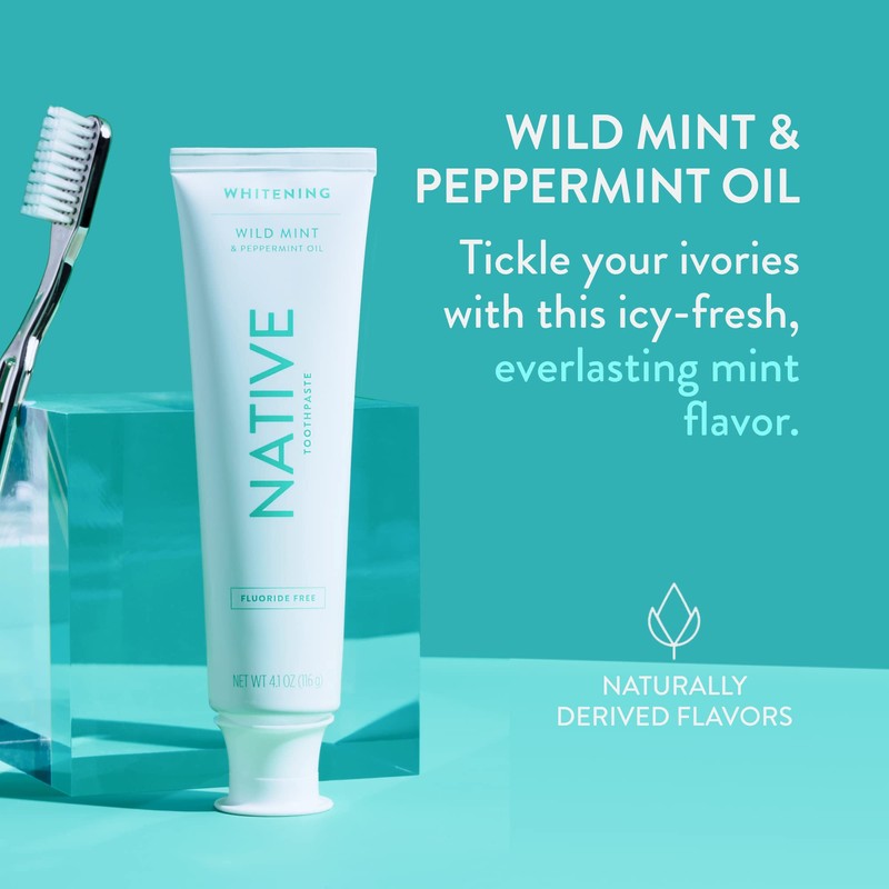 Native Toothpaste Made from Naturally-Derived Cleaners and Simple Ingredients That