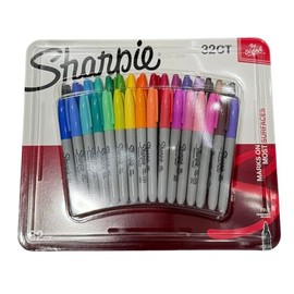 SHARPIE Permanent Markers | Fine Point | 32 Count (Multicolor)
