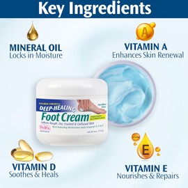 Pedifix Deep Healing Foot Cream 4oz Pack of 1 / 페디픽스 딥 힐링 풋 크림 4온스 Pack of 1