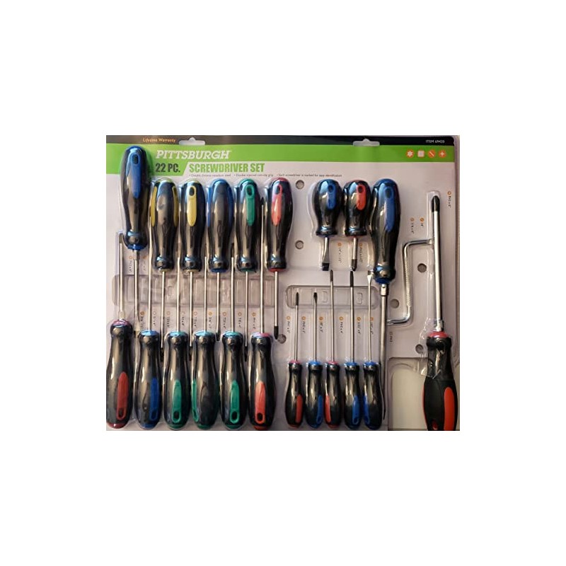22 Piece Screwdriver Set