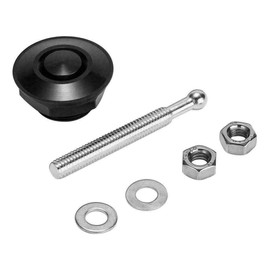 MACHSWON Car Bonnet Pins Universal Aluminum Quick Release Locking Bumper License Plate Clip Snap Button Bonnet 1.25 Inch 4pcs