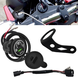 Fsdatongdazi Motorcycle Adapter Accessory Kit Wiring Harness + Mount Bracket Compatible with Honda DAX 125 ST125 (2022-Current)