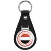 Yemen Grunge World Flag Stamp Keychain Black Premium Leather Key