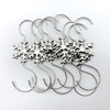 Ornament Hooks Electroplate Metal Wire Hooks Ornament Hangers with for