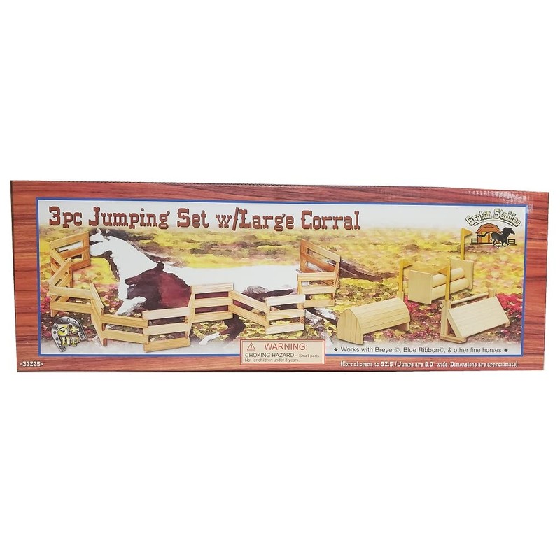 Groton Stables Jumping Set with Large Corral, 3 Piece