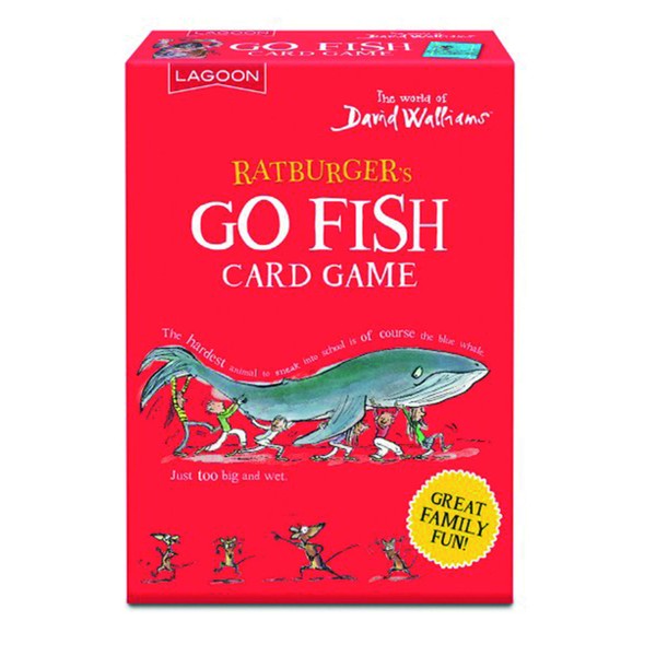 Lagoon Group David Walliams Ratburger's Go Fish Card Game,Red