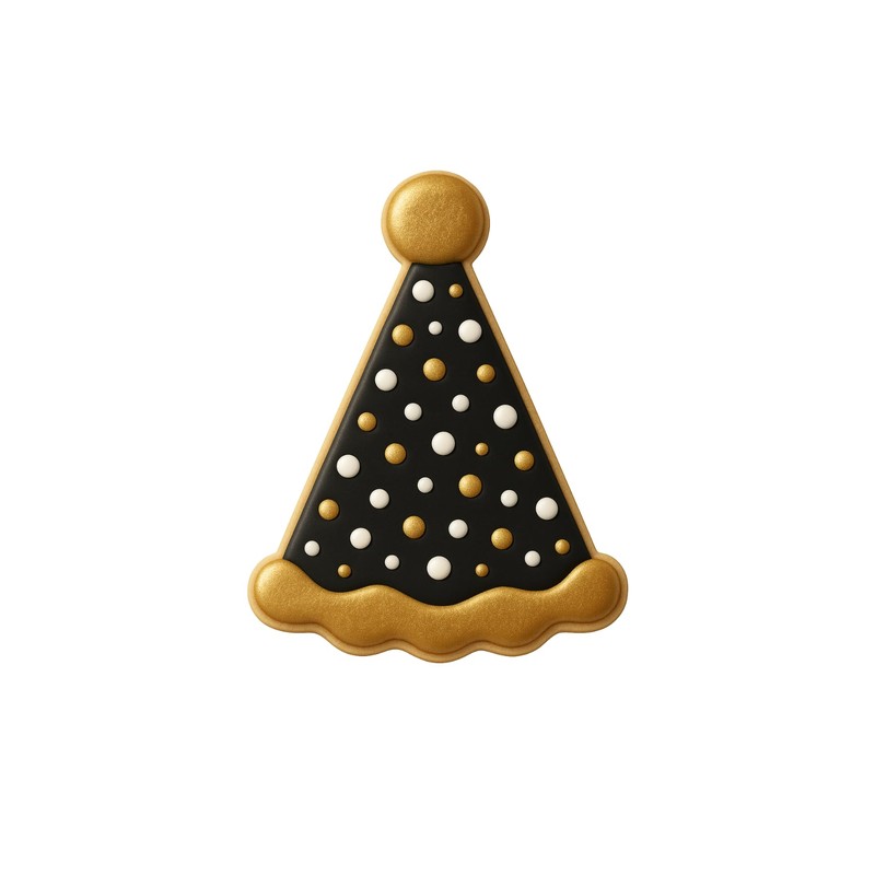 Foose Cookie Cutters Party Hat,4 in, Made in USA