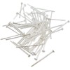 Sewing Pins,300 PCS Dressmaking Pins Steel Flat Head Pins Nickle