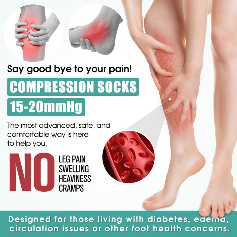 Laite Hebe 3 Pack Compression Sock-Compression Sock For Women and