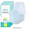 Korean Mask KF94 Mask, Pink/Blue, Non-Woven Mask, 4-Layer 3D Processing,