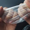 100 Pieces Disposable Ear Covers for Shower Waterproof Clear Plastic