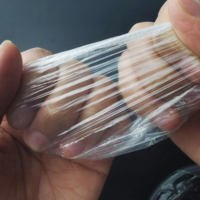 100 Pieces Disposable Ear Covers for Shower Waterproof Clear Plastic