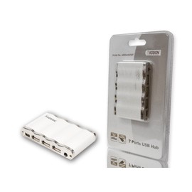 Addon Technology ADDUH070P 7 Port USB 2.0 Hub with UK Power Supply