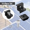 10pcs Solar Panel End Clamp for Standar, Aluminum 30mm/35mm Solar