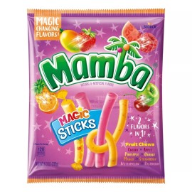 Sticks Mamba Fruit Chews Magic Sticks Chewy Fruity Candy Sticks Pack Of 12 - 6.3oz Each