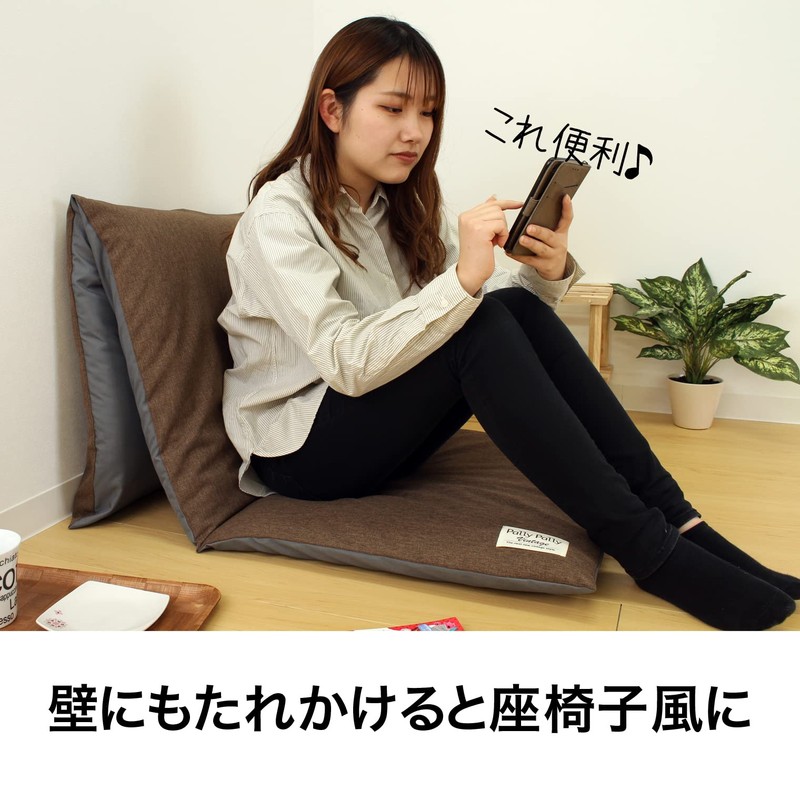 Sanbelm L11410 Zabuton Storage Bag, Brown