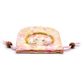 Zen Dear the Incantation of the Golden Hoop of Monkey King(Sun Wukong) Plated Narrow Open Cuff Bangle Bracelet (Glod Silver)