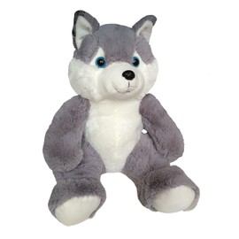 WISHPETS Stuffed Animal Plush 14" Sitting Large Husky
