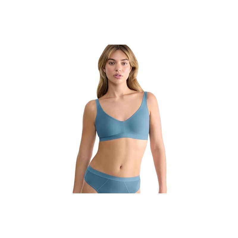 Sloggi Women's Ever Ease Soft Bra, PROVINCIAL BLUE