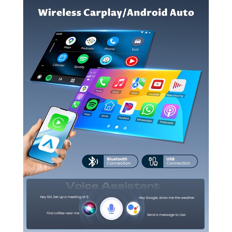 【Heat Dissipation】 2+64G Android Car Radio for Honda CRV 2002