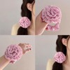 TseenYi Boho Flower Elastic Stretchy Hair Ties Large Flower Hair