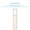 stonylab Graduated Cylinder, 2-Pack B Grade Borosilicate Glass Cylinder with