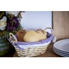 Premier Housewares Picnic Basket Bread Basket Wicker Basket Oval Hamper