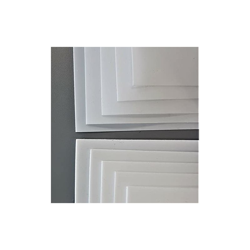 Generic PTFE Teflon White Sheet 0.5mm and 1mm Thick Various