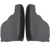 Priprilod 2pcs Leather Black Door Armrest Replacement Cover Compatible with