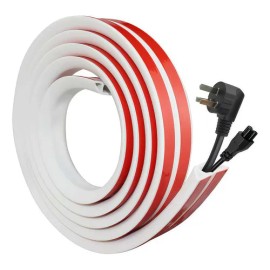 Autoadhesivo Organizador Y Protector Cables Pisos D-line 6m Rojo Y Blanco