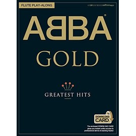 ABBA GOLD Greatest Hits Flute Play-Along Edition with Download Card - Flute Sheet Music