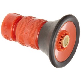 Dixon Valve FNB100S Thermoplastic Fire Equipment, Fog Nozzle with Bumper, 1" SIPT (NPSH)