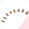 Invogue Taupe Nude Oval Nails (24 Pieces)