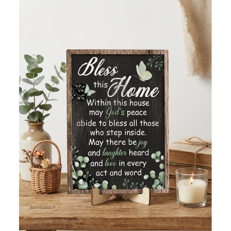 Welcome Home Sign - Bless This Home Within This House,