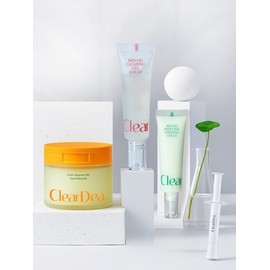 [Oil FREE Routine] Green tangerine pad (1 box) + Water parsley gel serum (1 unit) + Soothing cream alone (1 unit) + Cream ampoule (1 box) / [오일 FREE 루틴] 청귤패드(1box) + 미나리 젤세럼 단품(1개) + 수딩크림 단품(1개) + 크림앰플(1box)